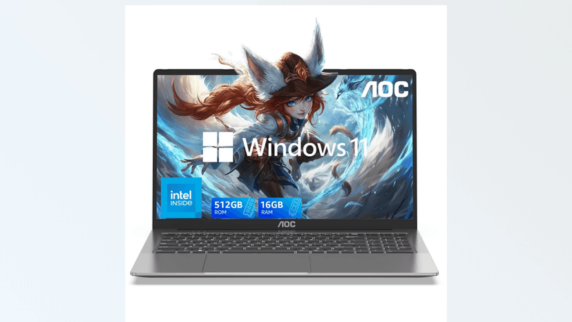 15.6" Laptop for Home or Work, ⅠNTEL Quad-Core Processor (Up to 3.6GHz), 16GB RAM, 512GB SSD, Laptops Computer, FHD Screen, Webcam, Light&Thin, Metal Shell, HDMI, Type-C, USB3.2