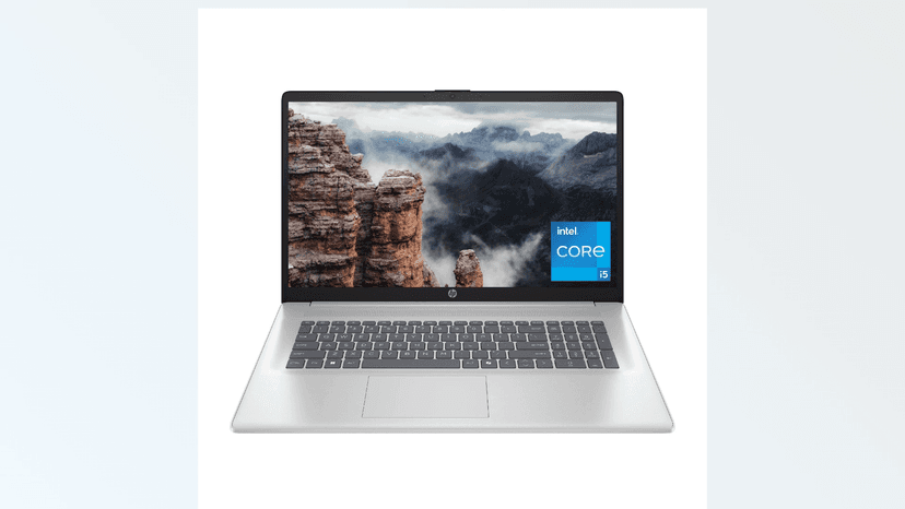 HP 17.3 inch Laptop, FHD Display, Intel Core i5-1334U, 16 GB RAM, 512 GB SSD, Intel Iris Xe Graphics, Windows 11 Home, Natural Silver, 17-cn3399nr