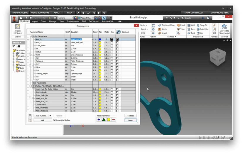 Mastering Autodesk Inventor - Configured Design [Online Code]