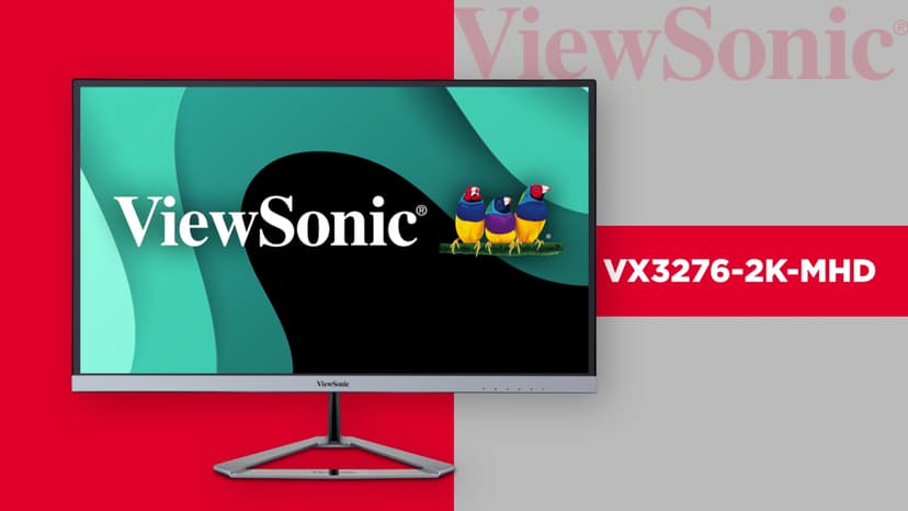 ViewSonic VX3276-2K-MHD 32 Inch Widescreen IPS 1440p Monitor with Ultra-Thin Bezels, HDMI DisplayPort and Mini DisplayPort