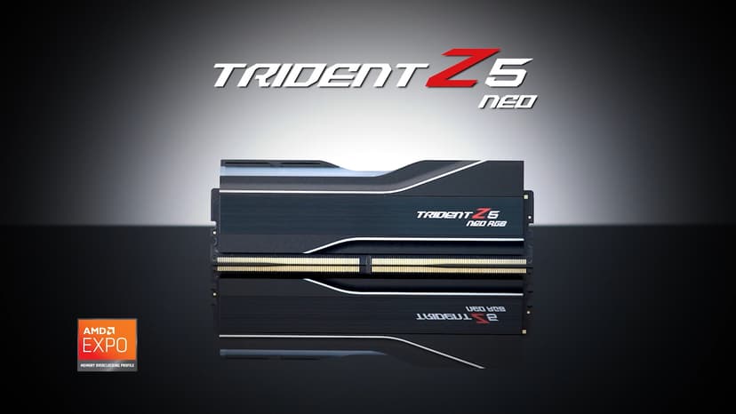 G.SKILL Trident Z5 Neo RGB Series (AMD Expo) DDR5 RAM 32GB (2x16GB) 6000MT/s CL30-36-36-96 1.35V Desktop Computer Memory UDIMM - Matte White (F5-6000J3036F16GX2-TZ5NRW)