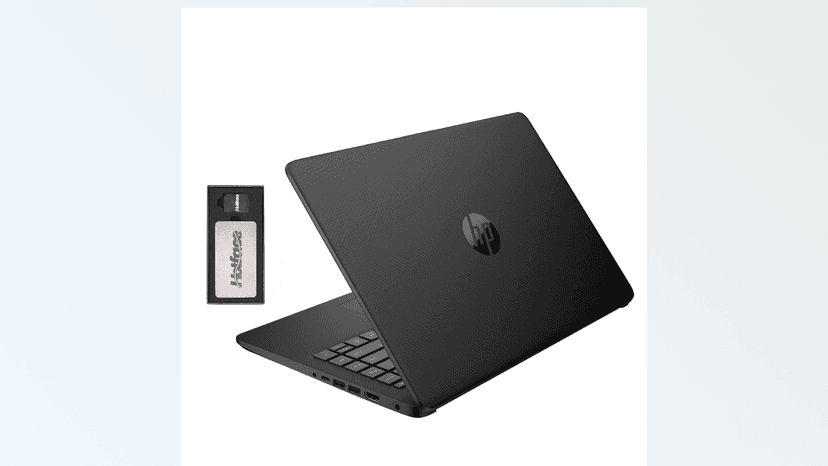 HP Stream 14" HD BrightView Laptop, Intel Celeron N4120, 32GB RAM, 288GB Storage (128GB eMMC + 160GB SSD Docking Station Set), Intel UHD Graphics, HD Webcam, Wi-Fi, 1 Year Office 365, Win 11 S, Black
