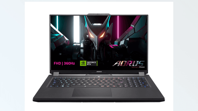 GIGABYTE AORUS 7: 17.3" FHD 1920x1080 360Hz, NVIDIA GeForce RTX 4060 Laptop GPU 8GB GDDR6, Intel Core i5-12500H, 16GB DDR4 RAM, 512GB SSD, Win11 Home (AORUS 7 9KF-E3US513SH), Black