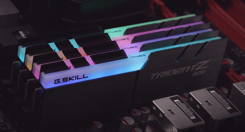G.SKILL Trident Z RGB Series (XMP) DDR4 RAM 32GB (2x16GB) 3600MT/s CL18-22-22-42 1.35V Intel AMD Desktop Computer Memory UDIMM (F4-3600C18D-32GTZR)