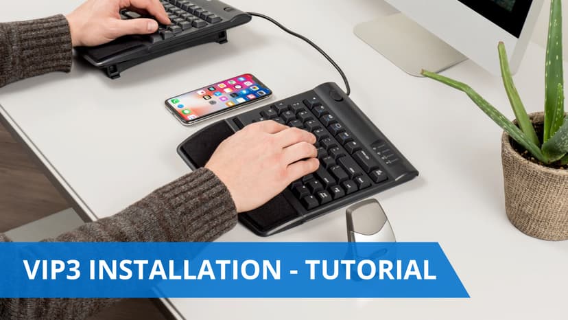 KINESIS Freestyle2 USB-A Ergonomic Keyboard w/ VIP3 Lifters for PC (9" Separation) (KB820PB-US)