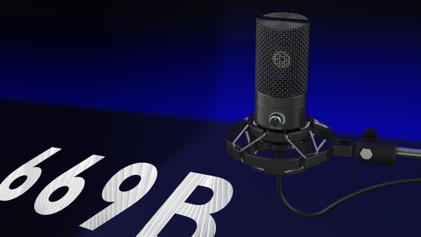 FIFINE USB Microphone, Metal Condenser Recording Microphone for MAC OS, Windows, Cardioid Laptop Mic for Recording Vocals, Voice Overs, Streaming, Meeting and YouTube Videos-K669B