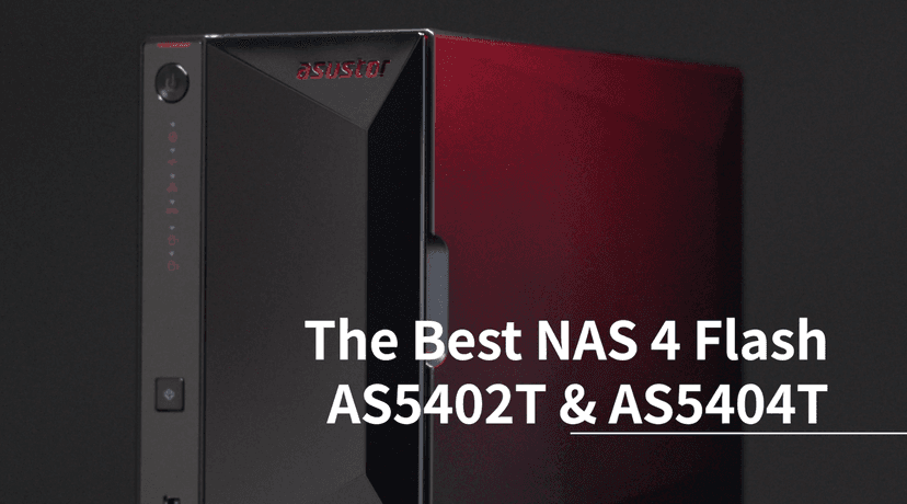 Asustor AS5402T, 2 Bay NAS, Intel Quad-Core 2.0GHz CPU, 4x M.2 NVMe SSD Slots, 2x2.5GbE Ports, 4GB DDR4 RAM, For Gaming and Live Stream, Network Attached Storage(Diskless)