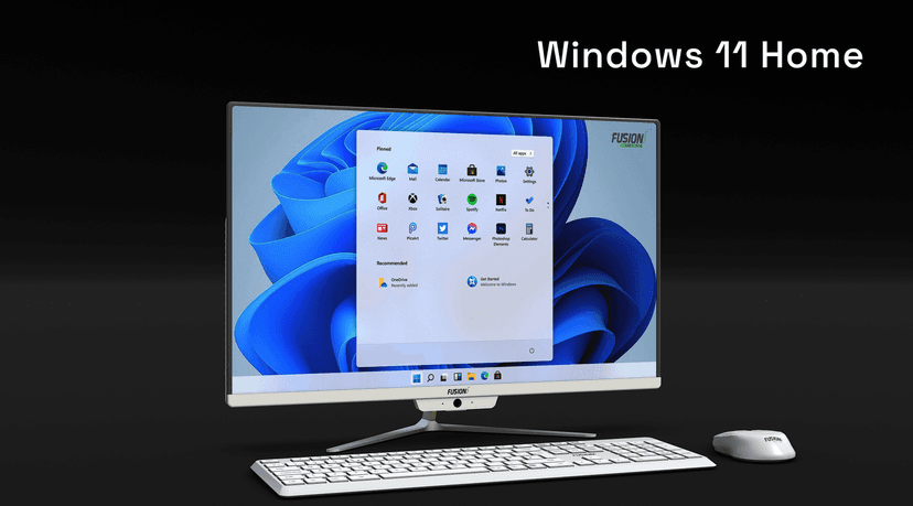 23.8" Full HD All-in-One Desktop Computer - 16GB RAM, 512GB SSD, Intel 13th Gen, Windows 11, Dual-Band WiFi, HDMI, USB 3.0, FHD IPS Display - AIO PC with Wireless Keyboard, Mouse, 2MP Camera