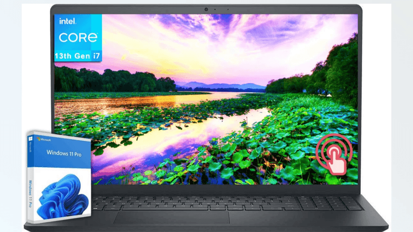 Dell Inspiron 15 3530 Business Laptop, Microsoft Office Lifetime License & Windows 11 Pro, 15.6" FHD Touchscreen, Intel 10-Core i7-1355U, 64 GB RAM, 2 TB SSD, Intel Iris Xe Graphics, 1080P Webcam