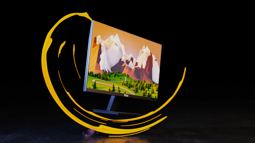 Pixio PX259 Prime S 24.5 inch (24 inch / 25 inch Equivalent) 360Hz (144Hz Supported) Refresh Rate FHD 1080p Resolution Fast Nano IPS Panel 1ms GTG Response Time Gaming Monitor with Adaptive Sync