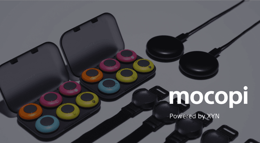 Sony mocopi 3D Mobile Motion Capture for VR and 3D Content Creation, Pro Kit Includes 2 Sets of mocopi Main Unit, 2 QM-PR1 receivers and 1 Pair of QM-PB1 Bands