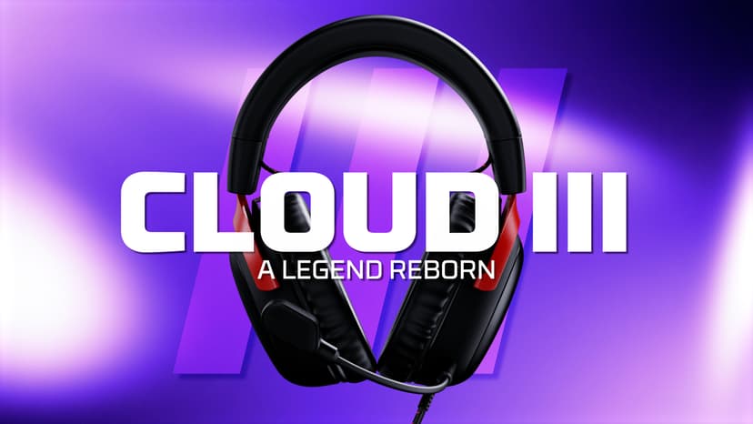 HyperX Cloud III – Wired Gaming Headset, PC, PS5, Xbox Series X|S, Angled 53mm Drivers, DTS Spatial Audio, Memory Foam, Durable Frame, Ultra-Clear 10mm Mic, USB-C, USB-A, 3.5mm – Black