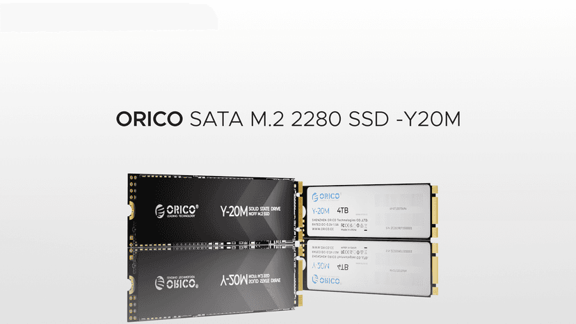 ORICO M.2 2280 SATA SSD, 1TB Internal M.2 SSD with B+M Key for Desktop/Laptop, SATA III 6Gbps NGFF Solid State Drive Low Power Consumption (PCIe NVMe Incompatible) - Y20M