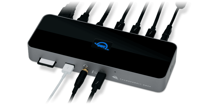 OWC 11-Port Thunderbolt Dock with 4 Ports, 4 USB Ports, Ethernet, Audio, and Card Reader Functionality for Thunderbolt 3 Mac or Thunderbolt 4 PC