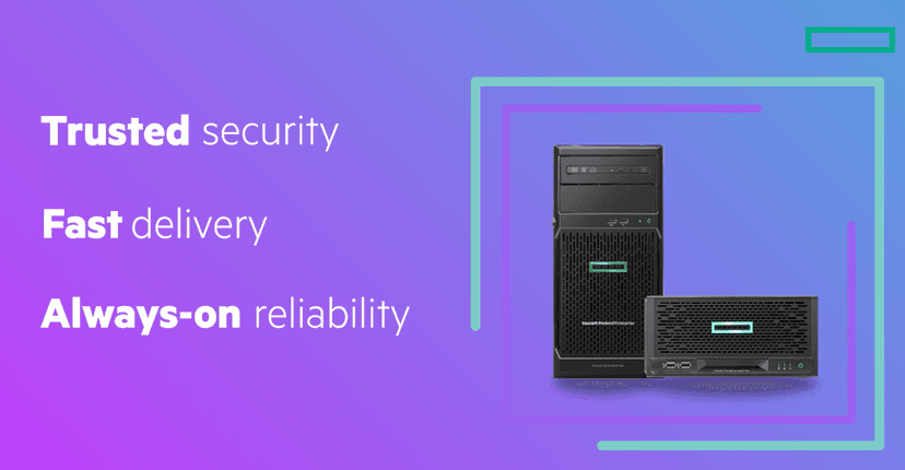 Hewlett Packard Enterprise ProLiant ML30 Gen11 Tower Server w/one Intel Xeon E-2434 Processor, 3.4GHz 4‑core 1P 32GB‑U 8SFF 2x960GB SSD 2x500W PS (HPE Smart Choice P72995-005)