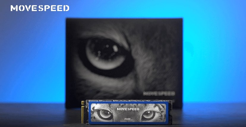 MOVE SPEED HB7450 2TB SSD for PS5 with Heatsink TLC NAND, PCIe 4.0 NVMe M.2 Internal Solid State Drive - Up to 7450MB/s, 3D Storage Expansion Compatible with PS5, Desktops and Laptops