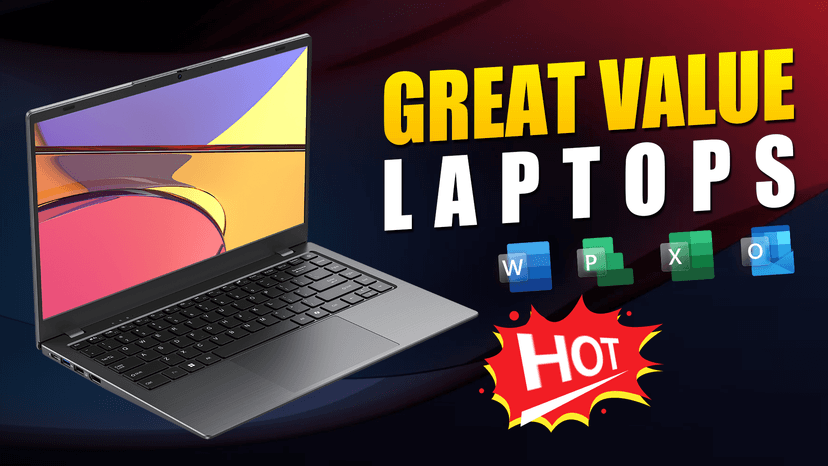 14 inch Laptop Computer, 8GB DDR4 RAM 128GB SSD, 4-Core Processor (Up to 2.9GHz), Thin & Portable Notebook PC, WiFi, BT4.2, MS Office 2024