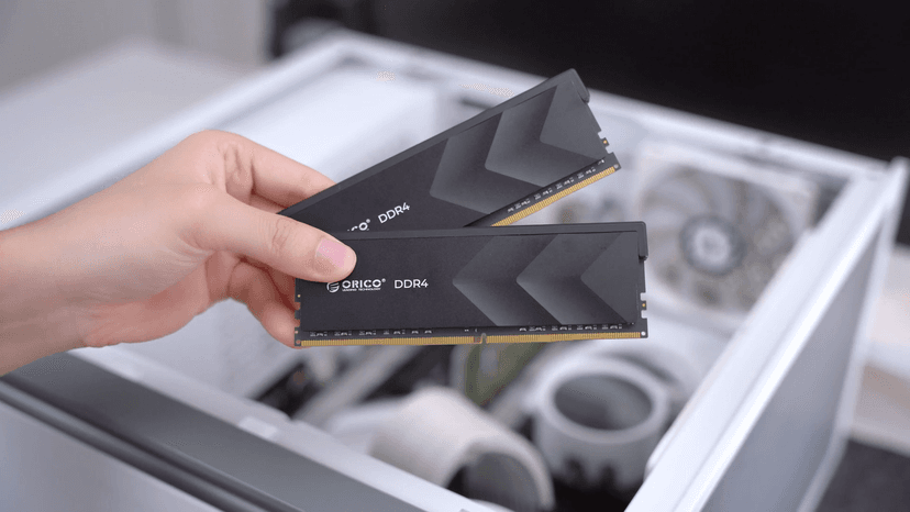 ORICO Raceline Racer DDR4 RAM 32GB Kit (2x16GB) 3600MHz CL18, XMP 2.0 Overclocking for Intel, AMD Compatible, 1.35V UDIMM Gaming Desktop Memory – Silver