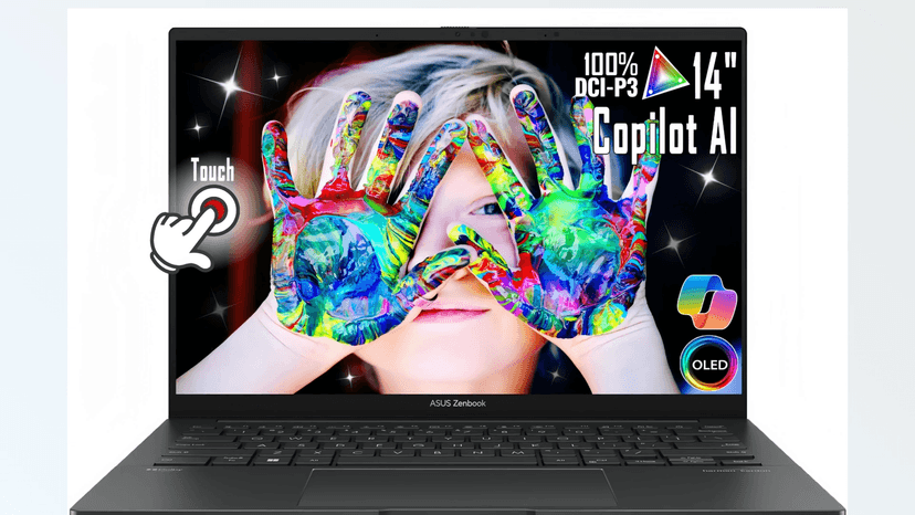 ASUS Zenbook 14 WUXGA Touch AI Ready OLED Business Laptop, 14Cores Intel Ultra 5-125H(Beats i7-1370P), Win11, Wi-Fi 6E, FHD IR Webcam, 2X Thunderbolt 4, w/Mousepad (8GB LPDDR5 RAM | 512GB PCIe SSD)