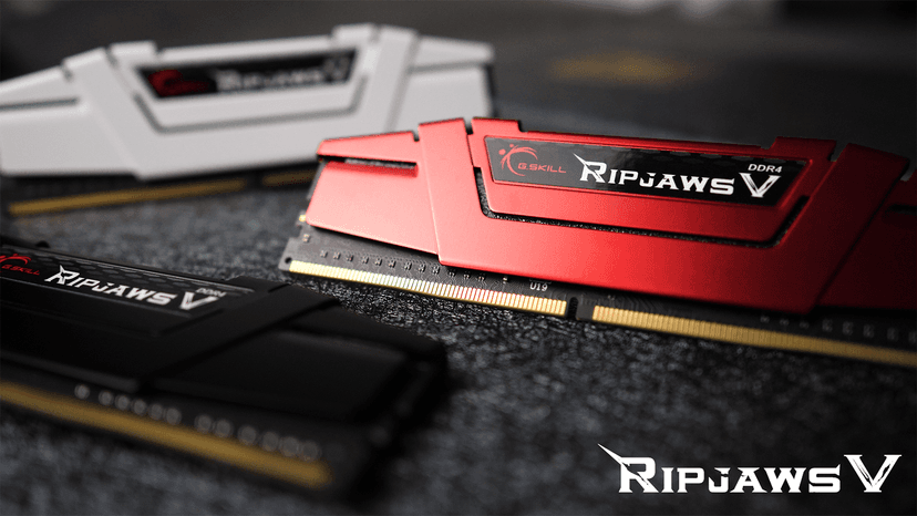 G.SKILL Ripjaws V Series (XMP) DDR4 RAM 16GB (2x8GB) 3600MT/s CL16-19-19-39 1.35V Intel AMD Desktop Computer Memory UDIMM - Black (F4-3600C16D-16GVKC)