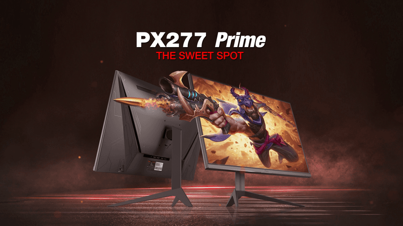 Pixio PX277 Prime Neo 27 inch 180Hz Refresh Rate QHD 1440p Resolution Fast IPS Panel 1ms GTG Response Time Gaming Monitor with Adaptive Sync