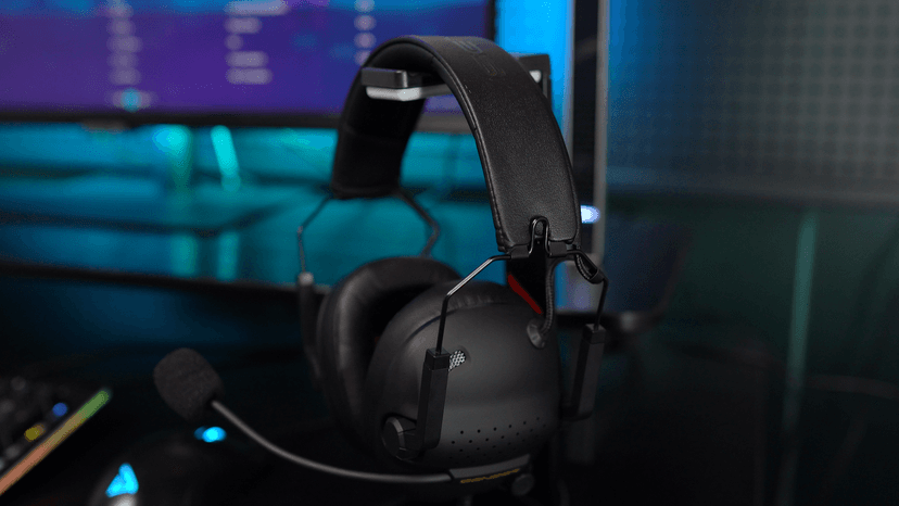 SENZER SG500 Surround Sound Pro Gaming Headset with Noise Cancelling Microphone - Soft Memory Foam Padding - Portable Foldable Headphones for PC, PS4, PS5, Xbox One, Switch - Black