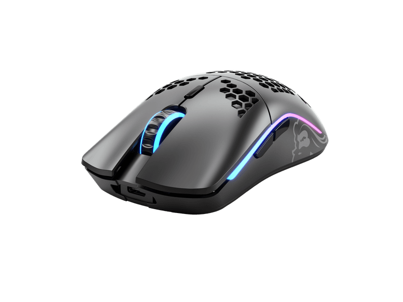 Glorious Model O Wireless Gaming Mouse - Superlight, 69g Honeycomb Design, RGB, Ambidextrous, Lag Free 2.4GHz Wireless, Up to 71 Hours Battery - Matte White