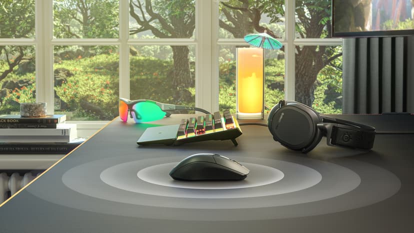 SteelSeries Rival 3 Wireless Gaming Mouse – 400+ Hour Battery Life – Dual Wireless 2.4 GHz and Bluetooth 5.0 – 60 Million Clicks – 18,000 CPI TrueMove Air Optical Sensor,Black