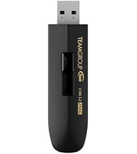 TEAMGROUP C175 1TB USB 3.2 Gen 1 (USB 3.1/3.0) Read 100MB/s Flash Thumb Drive, External Data Storage Memory Stick Compatible with Computer/Laptop Matte Black TC17531TBB01