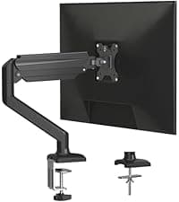 Suptek Monitor Mount Gas Spring Monitor Arm Desk Mount Fully Adjustable Fits 17 20 22 23 24 26 32 inch Monitors Weight Capacity up to 22 lbs