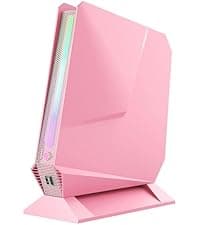 Mini PC Gaming, Intel Core I7-8750H Mini PC Nvidia GTX 1050 GDDR5 RGB Lights Desktop Mini Computer 16GB DDR4 512GB M.2 NVMe SSD, Support 4K Triple Display WiFi 6 BT 5.2, Windows 11 Pro