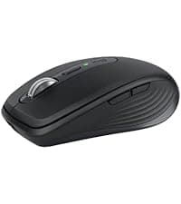 Logitech MX Anywhere 2S Bluetooth Edition Wireless Mouse - Use On Any Surface, Hyper-Fast Scrolling, Rechargeable, Control Up to 3 Apple Mac and Windows Computers and Laptops