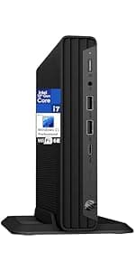 HP Elite Mini 800 G9 Business Desktop Computer, 14th Gen Intel 20-Core i7-14700 up to 5.4GHz, 32GB DDR5 RAM, 1TB PCIe SSD, WiFi 6, Bluetooth, Type-C, Keyboard and Mouse, Windows 11 Pro, AZ-XUT