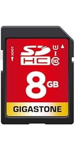 GIGASTONE 32GB 5-Pack SD Card UHS-I U1 Class 10 SDHC Memory Card High-Speed Full HD Video Compatible with Canon Nikon Sony Digital Camera, SPYPOINT TACTACAM WOSPORTS Trail Camera, with 5 Mini Cases
