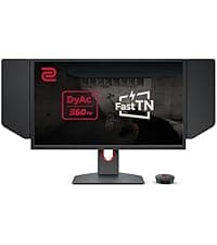 BenQ Zowie XL2566X+ | 24.1 | Fast TN 400Hz Gaming Monitor for Esports | Motion Clarity DyAc2 | 1080p | XL Setting to Share | Shielding Hood | New Industrial Grade Ball Bearing Height Adjustment