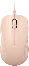 CORN USB Silent Wired Computer Mouse with Easy Click for Office and Home, 1200DPI, Premium and Portable, Compatible with Windows PC, Laptop, Desktop, Notebook (Pink)