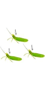 Cat Feather Toy Replacement Wand Refills, 10 Pcs Simulation Insects Bird Feathers