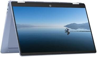 HP 2025 Portable x360 Chromebook, 14'' Convertible FHD IPS Touchscreen, Intel Processor Up to 3.39GHz, 4GB DDR4, 64GB Storage, Super Fast 6th Gen WiFi, Chrome OS, Dale Blue, Renewed