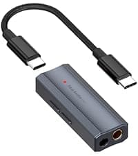 Fosi Audio Q4 DAC Headphone Amp for PC, Desktop Digital to Analog Audio Converter for Home Stereo Amplifier and Powered Speakers, PC-USB/Optical/Coaxial Inputs, 3.5mm Headphone/RCA Outputs