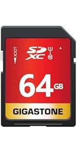 GIGASTONE 32GB 5-Pack SD Card UHS-I U1 Class 10 SDHC Memory Card High-Speed Full HD Video Compatible with Canon Nikon Sony Digital Camera, SPYPOINT TACTACAM WOSPORTS Trail Camera, with 5 Mini Cases