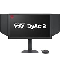 BenQ Zowie XL2566X+ | 24.1 | Fast TN 400Hz Gaming Monitor for Esports | Motion Clarity DyAc2 | 1080p | XL Setting to Share | Shielding Hood | New Industrial Grade Ball Bearing Height Adjustment