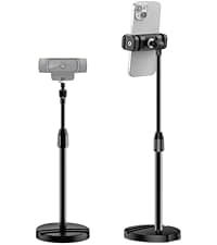 InnoGear Gaming USB Microphone, Noise Cancellation Condenser Mic with Mute, Gain, RGB Indicator, Boom Arm Stand for Streaming, Podcast, Twitch, YouTube, Discord, PC, Computer, PS4, PS5, Mac, Black