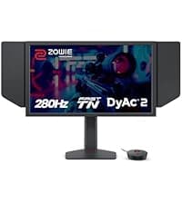 BenQ Zowie XL2566X+ | 24.1 | Fast TN 400Hz Gaming Monitor for Esports | Motion Clarity DyAc2 | 1080p | XL Setting to Share | Shielding Hood | New Industrial Grade Ball Bearing Height Adjustment