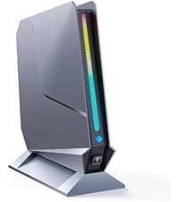 Mini Gaming PC Core i9-9980HK / GTX1650 4G, 32GB DDR4, 1TB PCIe4.0 SSD, RGB Lights, WiFi6E/BT5.3/1.0G LAN/2xHDMI 4K@60Hz Win11 Pro Mini Desktop PC Gaming Computer