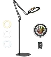 InnoGear Gaming USB Microphone, Noise Cancellation Condenser Mic with Mute, Gain, RGB Indicator, Boom Arm Stand for Streaming, Podcast, Twitch, YouTube, Discord, PC, Computer, PS4, PS5, Mac, Black