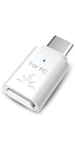 Avantree DG45 USB Bluetooth Adapter Dongle for PC, Computer, Desktop, and Laptop - Compatible with Windows 11/10/8.1/8 Only - Connects Bluetooth Headphones, Speakers, Keyboards, Mice, and Printers