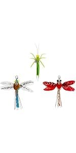 Cat Feather Toy Replacement Wand Refills, 10 Pcs Simulation Insects Bird Feathers