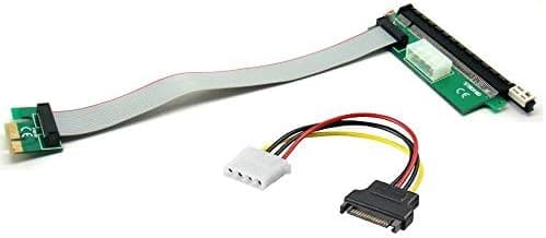 PCI Express Extension Cable 1x to 16x with Powered Riser Crypto Mining Cable