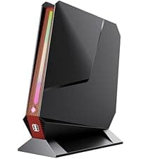 Mini PC Gaming, Intel Core I7-8750H Mini PC Nvidia GTX 1050 GDDR5 RGB Lights Desktop Mini Computer 16GB DDR4 512GB M.2 NVMe SSD, Support 4K Triple Display WiFi 6 BT 5.2, Windows 11 Pro