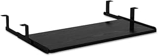 Alera ALE Valencia Series Underdesk Keyboard/Mouse Shelf, 28w x 12d, Black